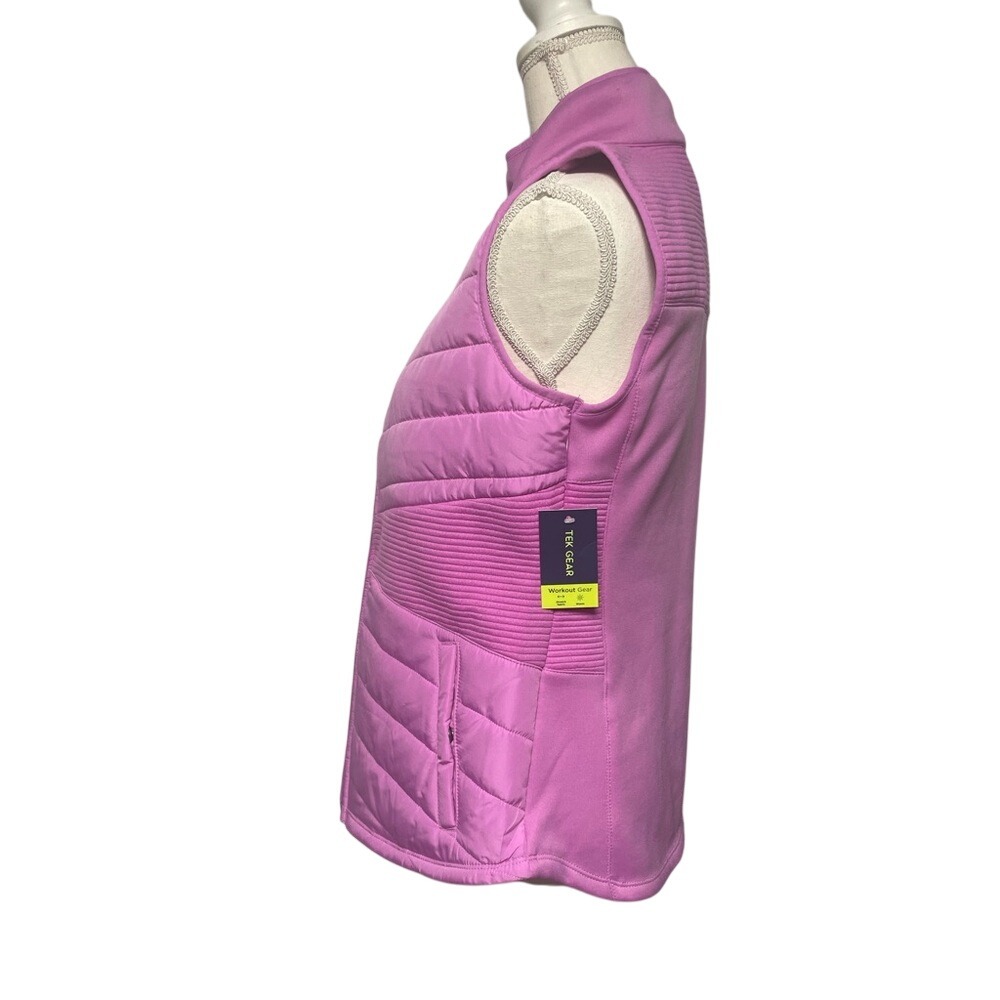 Tek Gear Barbie Pink Woven Panel Training Vest Women's Medium NWT - Picture 3 of 12